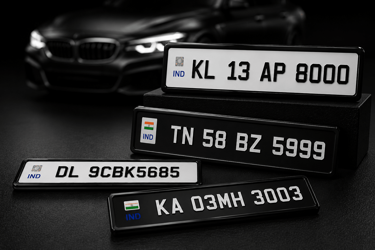 Gel Number Plates | 3D Gel Car Number Plates - Elite Auto Mods