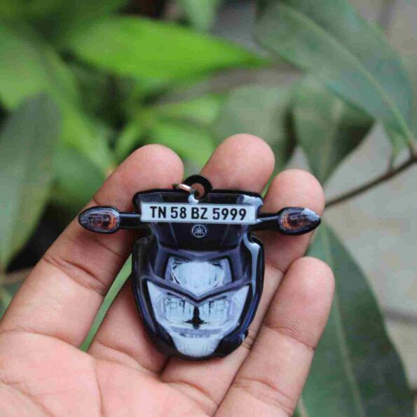 Car Design Number Plate Keychain | Personalized Vehicle Registration Keychain | ELITE AUTO MODS - Elite Auto Mods
