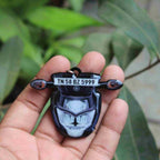 Car Design Number Plate Keychain | Personalized Vehicle Registration Keychain | ELITE AUTO MODS - Elite Auto Mods