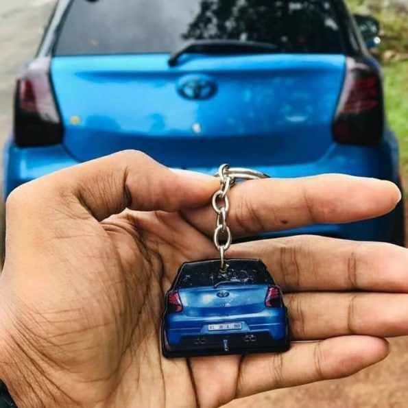 Car Design Number Plate Keychain | Personalized Vehicle Registration Keychain | ELITE AUTO MODS - Elite Auto Mods