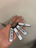 Custom Number Plate Metal Keychain | Personalized Car Registration Keychain | ELITE AUTO MODS - Elite Auto Mods