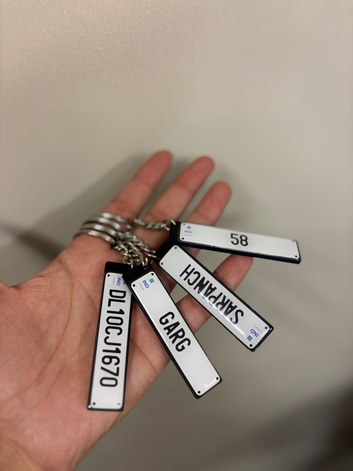 Custom Number Plate Metal Keychain | Personalized Car Registration Keychain | ELITE AUTO MODS - Elite Auto Mods