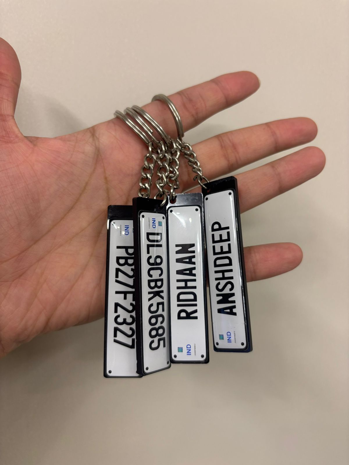 Custom Number Plate Metal Keychain | Personalized Car Registration Keychain | ELITE AUTO MODS - Elite Auto Mods
