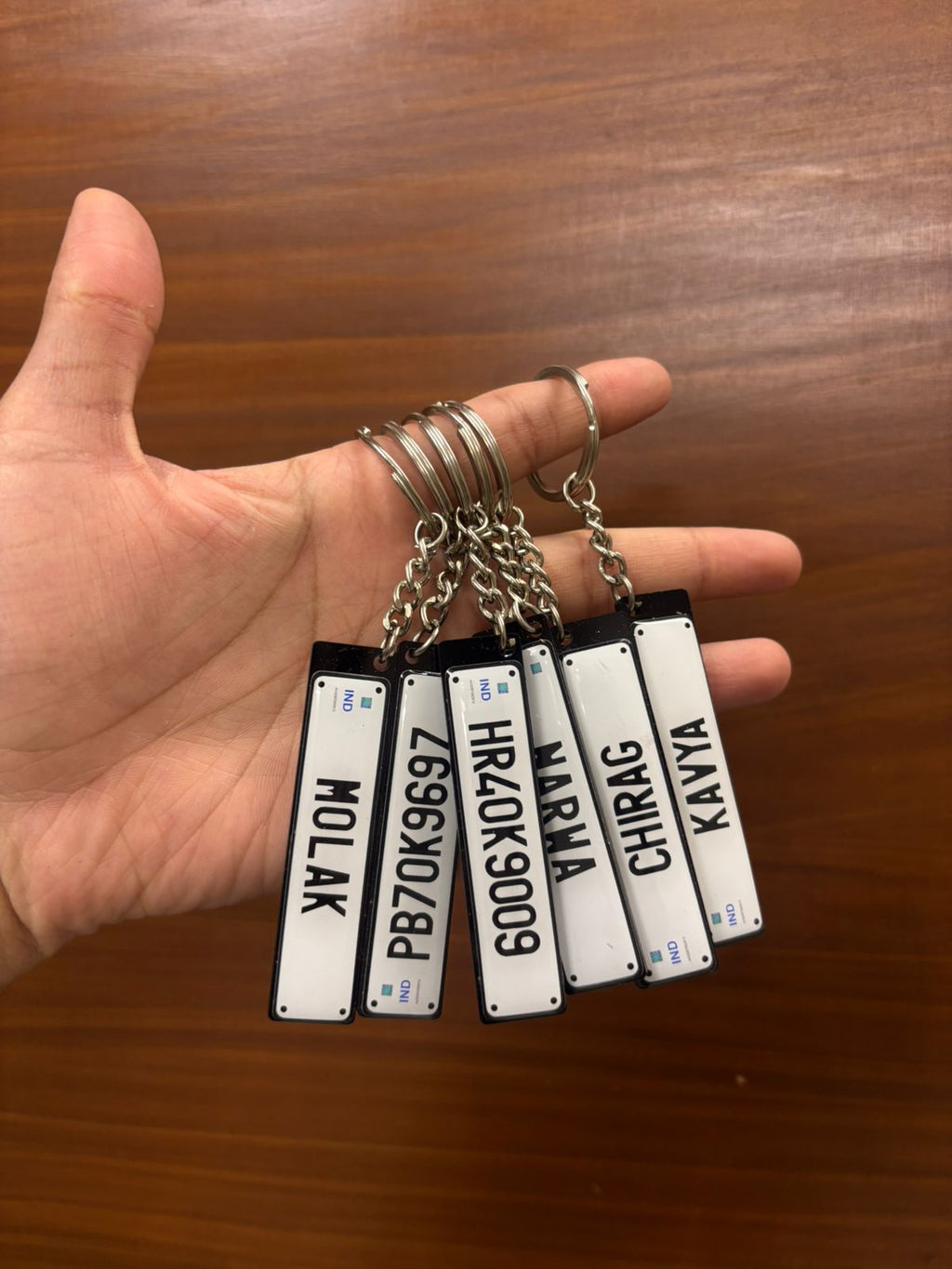 Custom Number Plate Metal Keychain | Personalized Car Registration Keychain | ELITE AUTO MODS - Elite Auto Mods