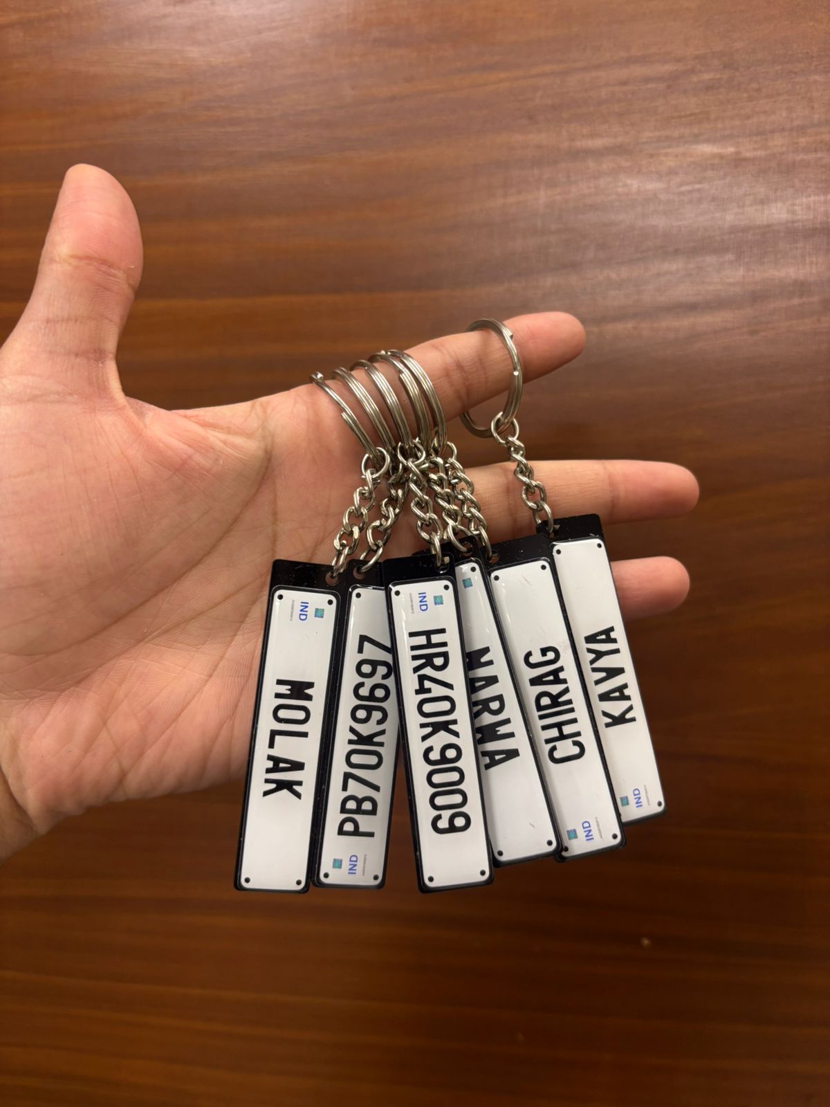Custom Number Plate Metal Keychain | Personalized Car Registration Keychain | ELITE AUTO MODS - Elite Auto Mods