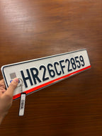 Customized Number Plate | High Gloss Resin Finish | Universal Fit | ELITE AUTO MODS (Copy) - Elite Auto Mods
