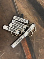 Number Plate Metal Keychain | Personalized Car Registration Keychain | - Elite Auto Mods